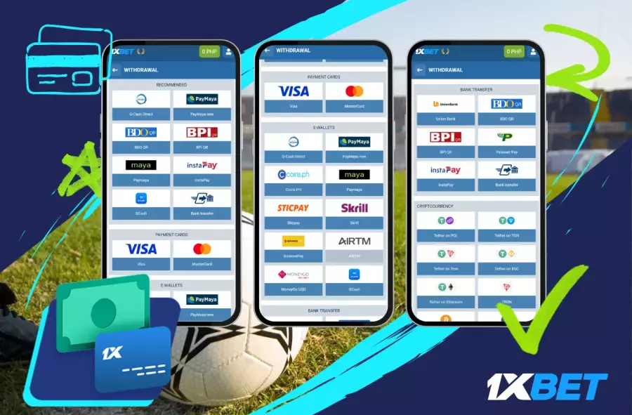 Available 1xBet Payment Methods for Withdrawals