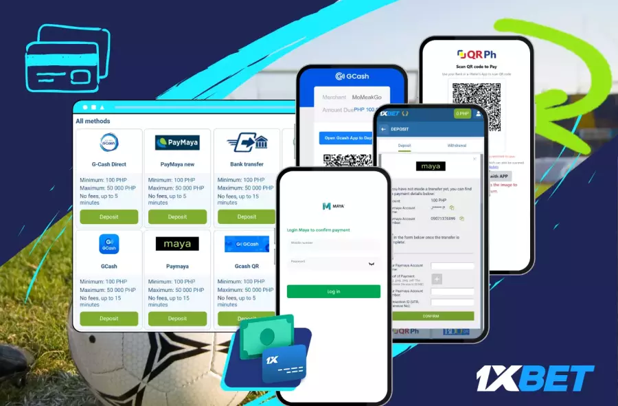 How to deposit 1xBet