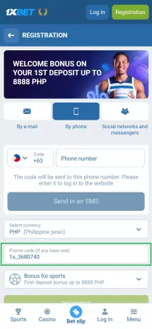 1xBet app screenshot 1