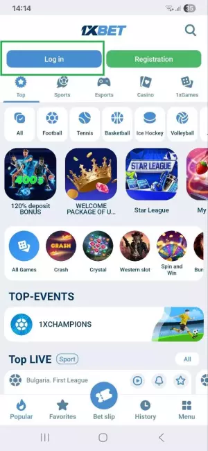 Enter your login details